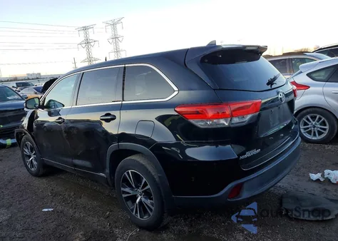 2017 Toyota Highlander Le from USA, damaged, VIN 5TDBZRFH5HS389176